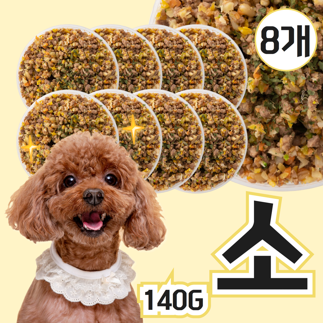 강아지화식 내추럴피드 자연식 사료 소피드 소고기, 140g, 8개 - 상품 이미지