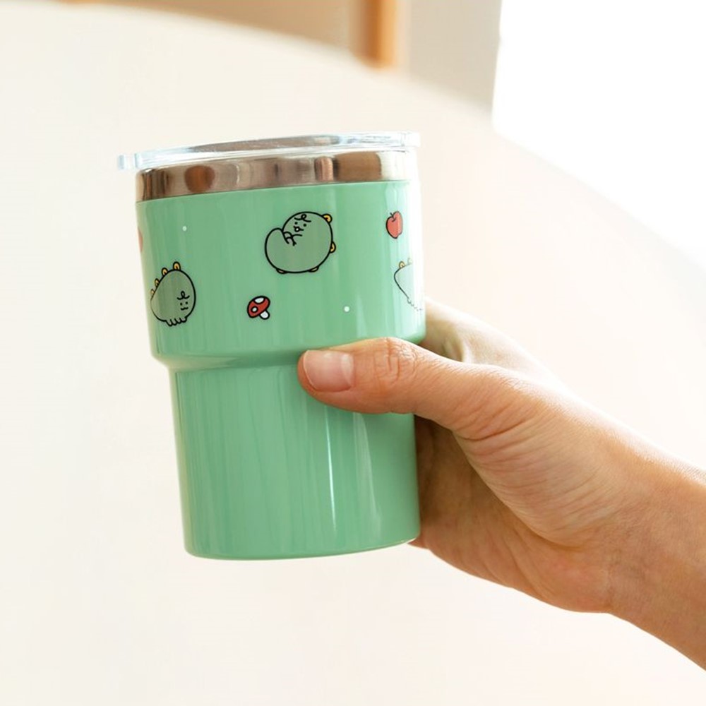 죠르디 텀블러 핸디 스텐 보온 보냉 귀여운텀블러 카카오 굿즈 350ml 선물 - 상세 이미지 4