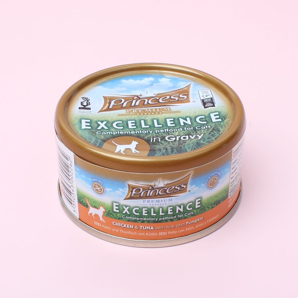 프린세스 프리미엄 엑설런스 고양이 습식캔 치킨튜나 앤 펌킨, 70g, 1개 - 상세 이미지 4