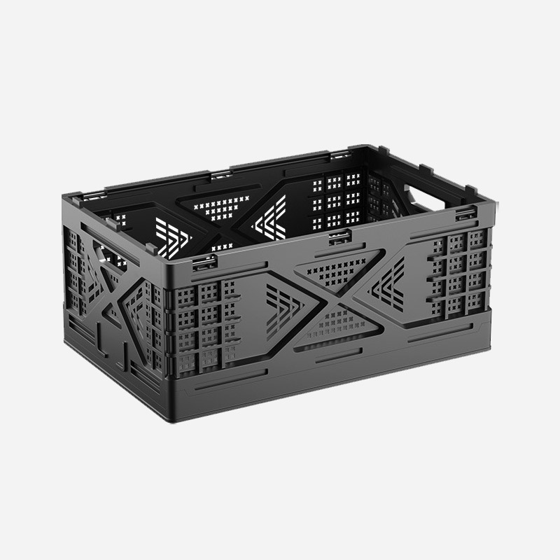 KOOLMAN(쿨맨) 크랙 폴딩 캠핑박스 단품 50L, 블랙