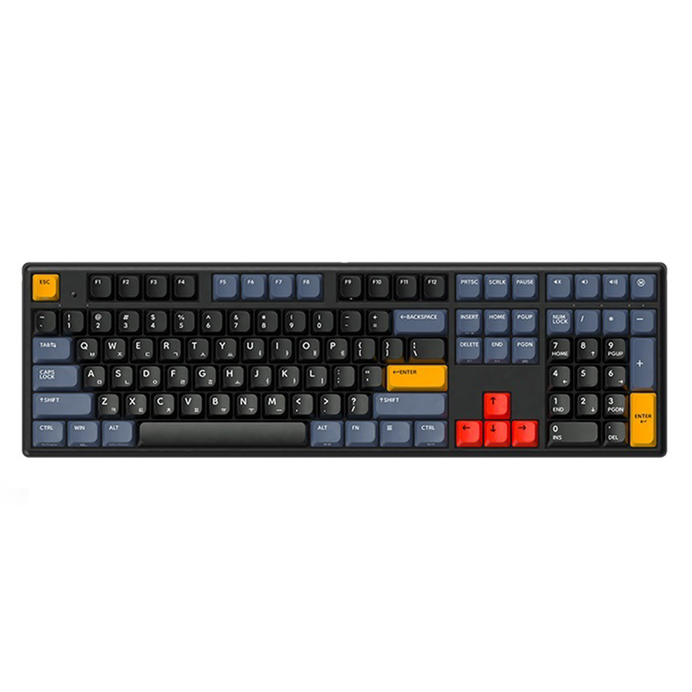 (Web Driver 업데이트) GK898B PRO 동그리 8K 3모드 무접점키보드 VENUS NAVY, 무접점(정전용량), 45g