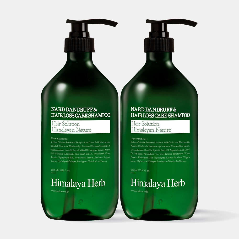 [2개] 나드 비듬케어 탈모 샴푸 1,000ml