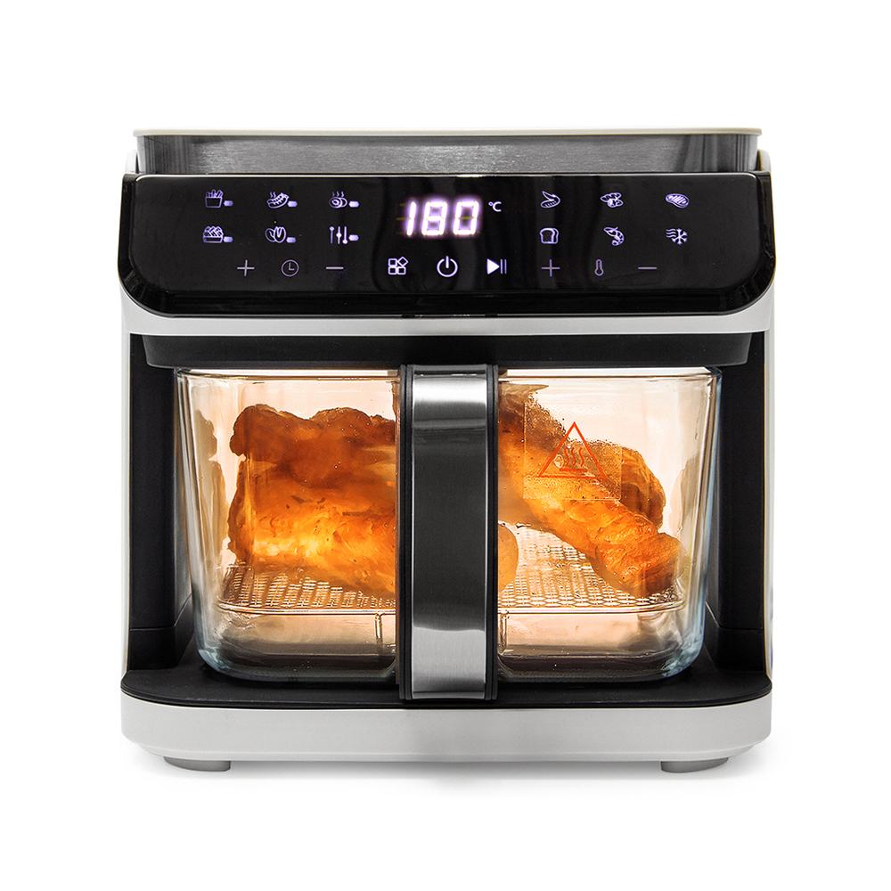 간편세척 대용량 보이는 유리에어프라이어/ 글라스 에어프라이어 5.5리터
