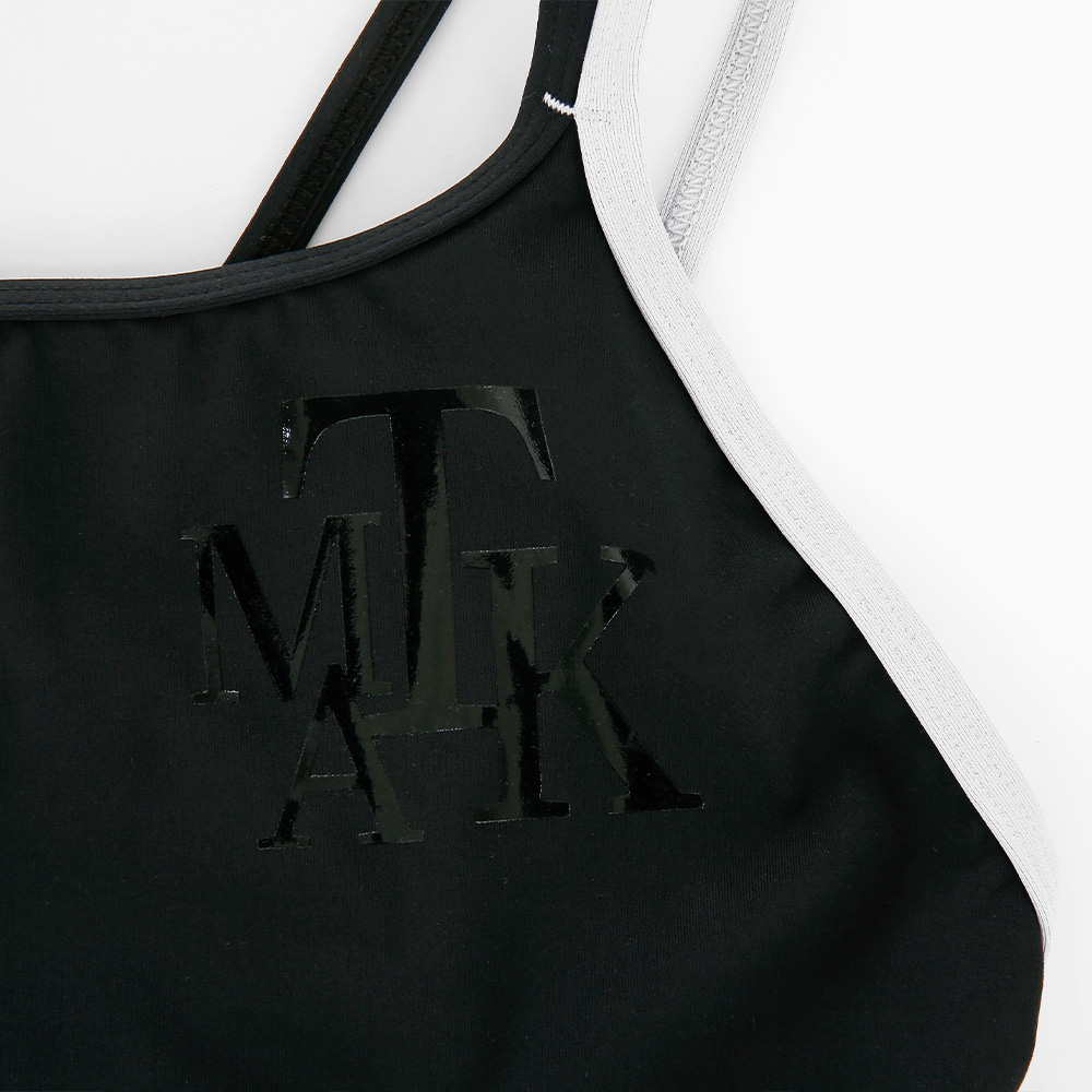 티막 여성 플레이어스 에어누디 1부 실내수영복 EKP1002 BK 이미지 3