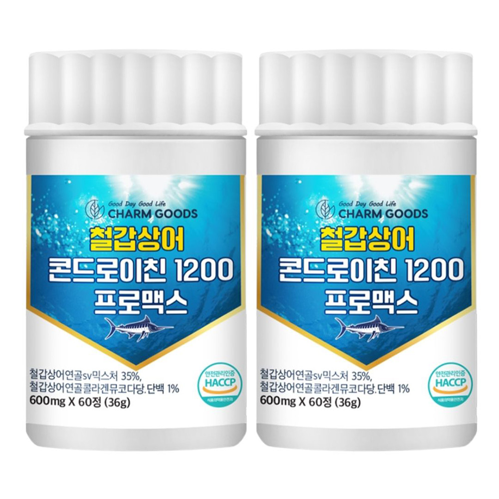 철갑상어 콘드로이친 1200 효능 프로맥스 60정, 2개 - 메인 이미지