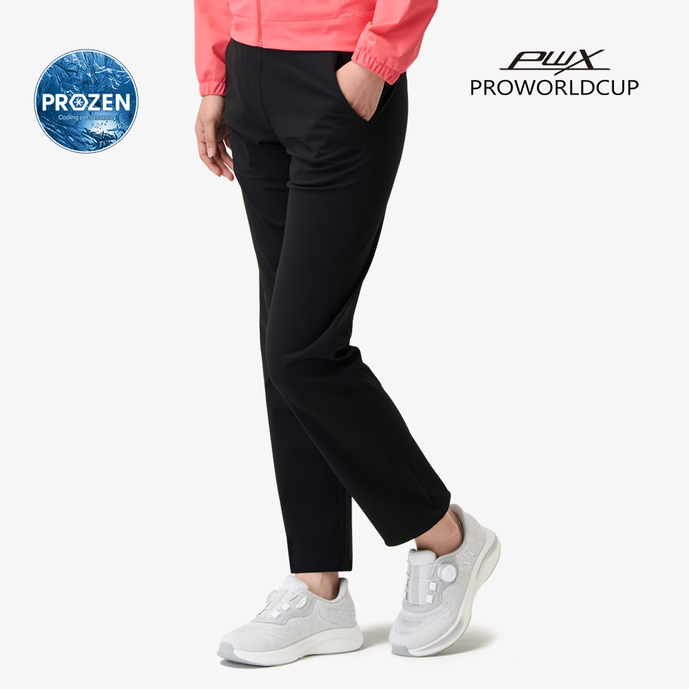 여성 레저형 트리코트 릴렉스 팬츠 Q125-4602-1ZB - 상품 이미지