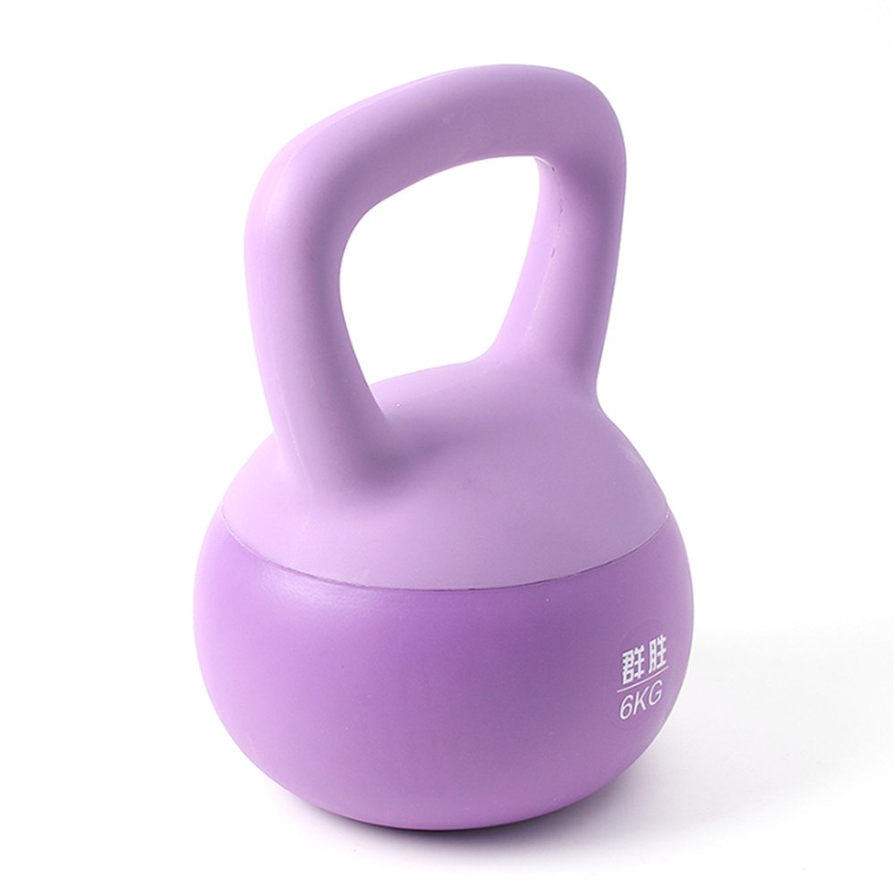 홈트용 케틀벨 크로스핏 웨이트 근력운동 케틀밸 6kg 퍼플 - 상품 이미지