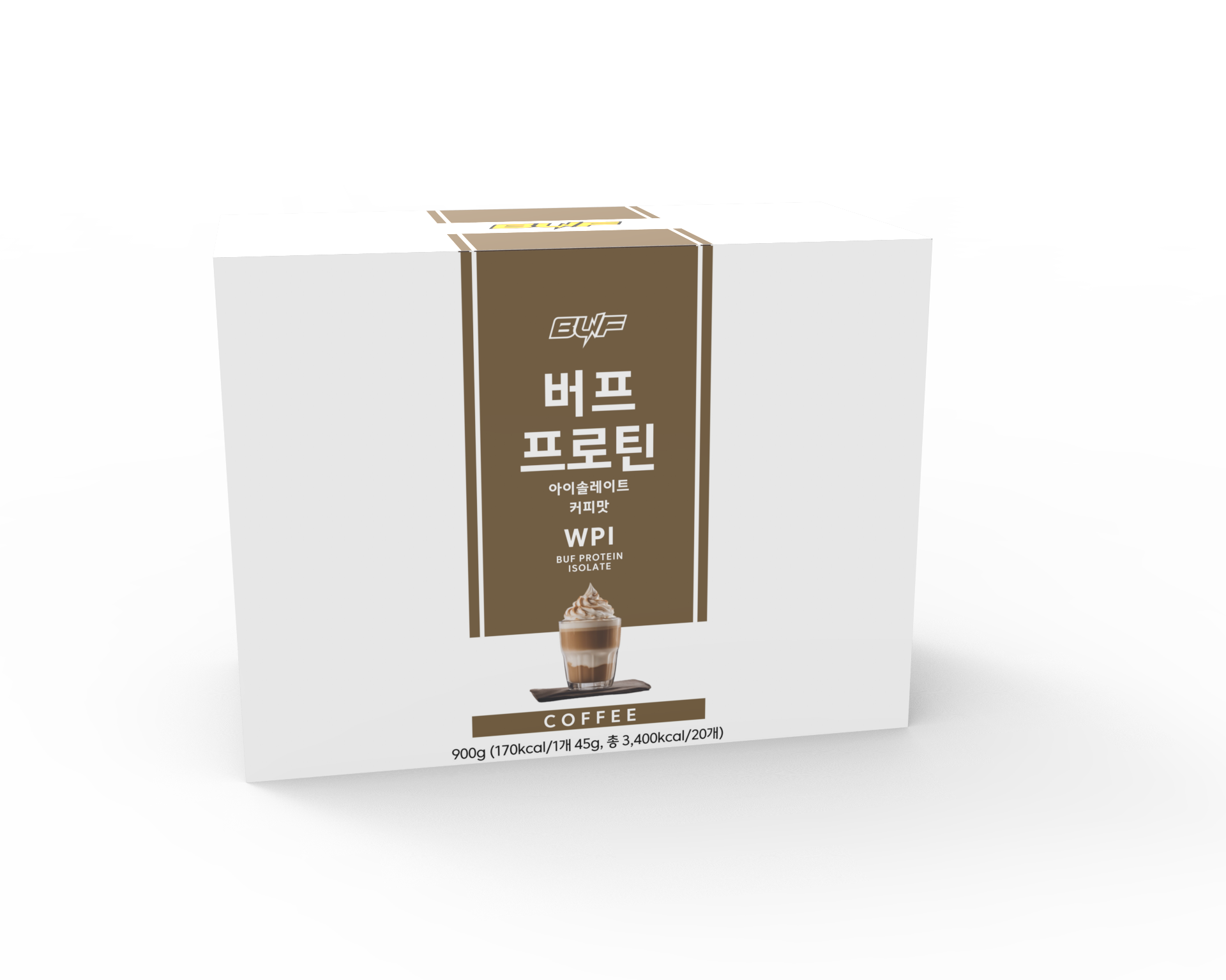 단백질쉐이크파우치 아이솔레이트 버프프로틴 wpi프로틴 분리유청단백질 커피맛, 20포, 1개 - 상세 이미지 4