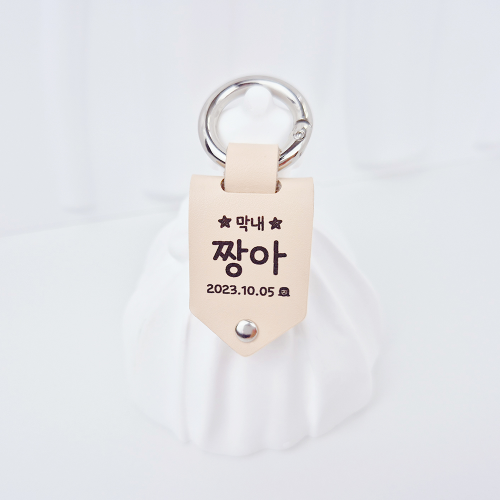 바유 강아지 인식표 고양이 이름표 똑딱형S 이미지 3