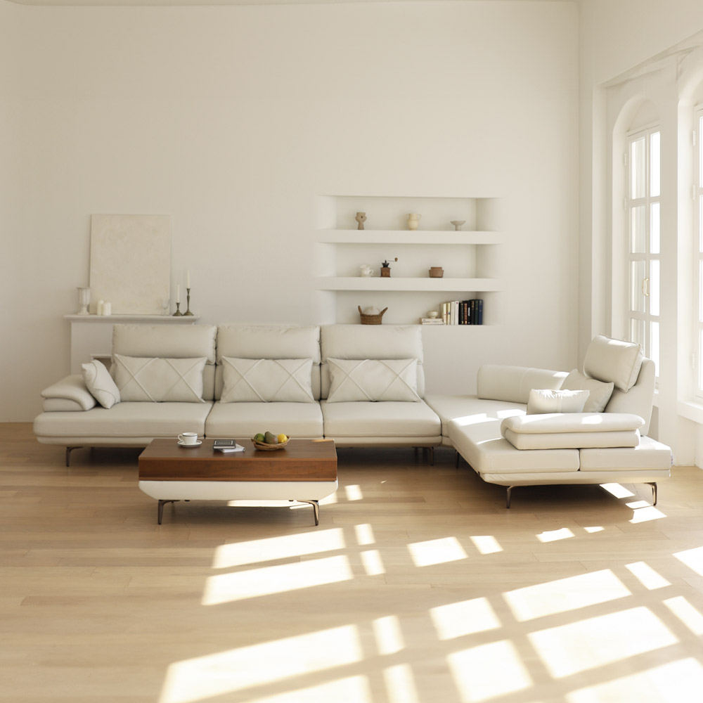 신소재 실리콘 비건가죽 방수/스크레치 내구성 강한 아머쇼파(3인/4인/6인-가로형/코너형)