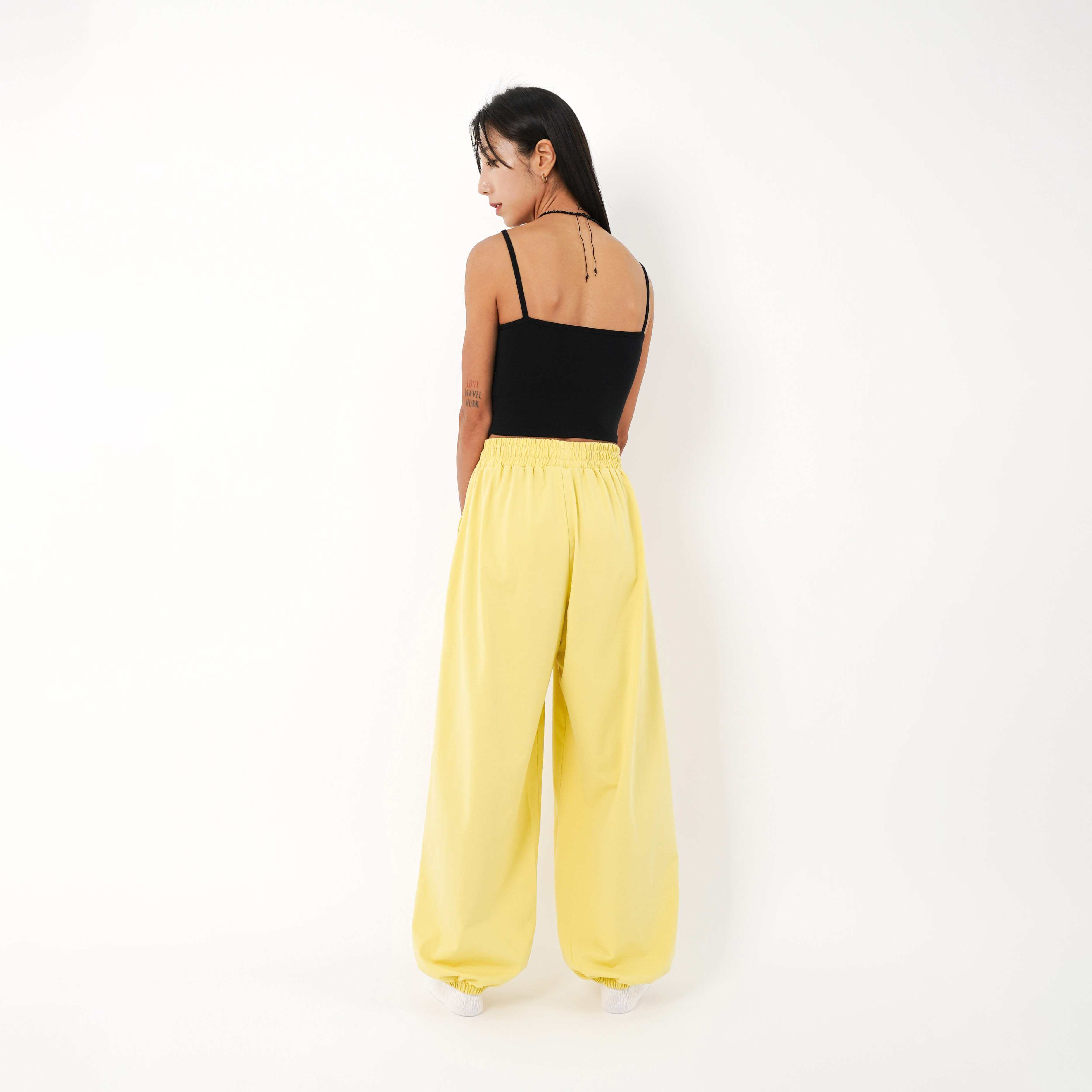 [yoosual earth] 유주얼 리싸이클 벌룬 하렘 팬츠 요가 바지 요가복 조거 팬츠 이미지 3