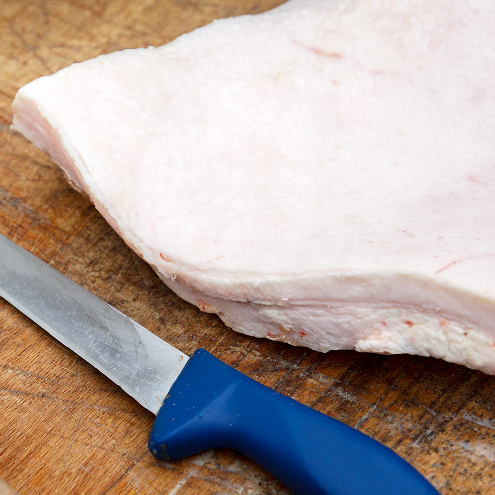 한돈 돼지 비계 덩어리 지방 돈지 기름 냉동, 500g, 6개