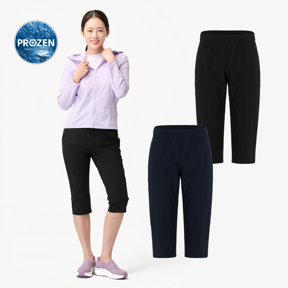 여성 트리코트 7부 팬츠 Q225-4621-22 - 상품 이미지