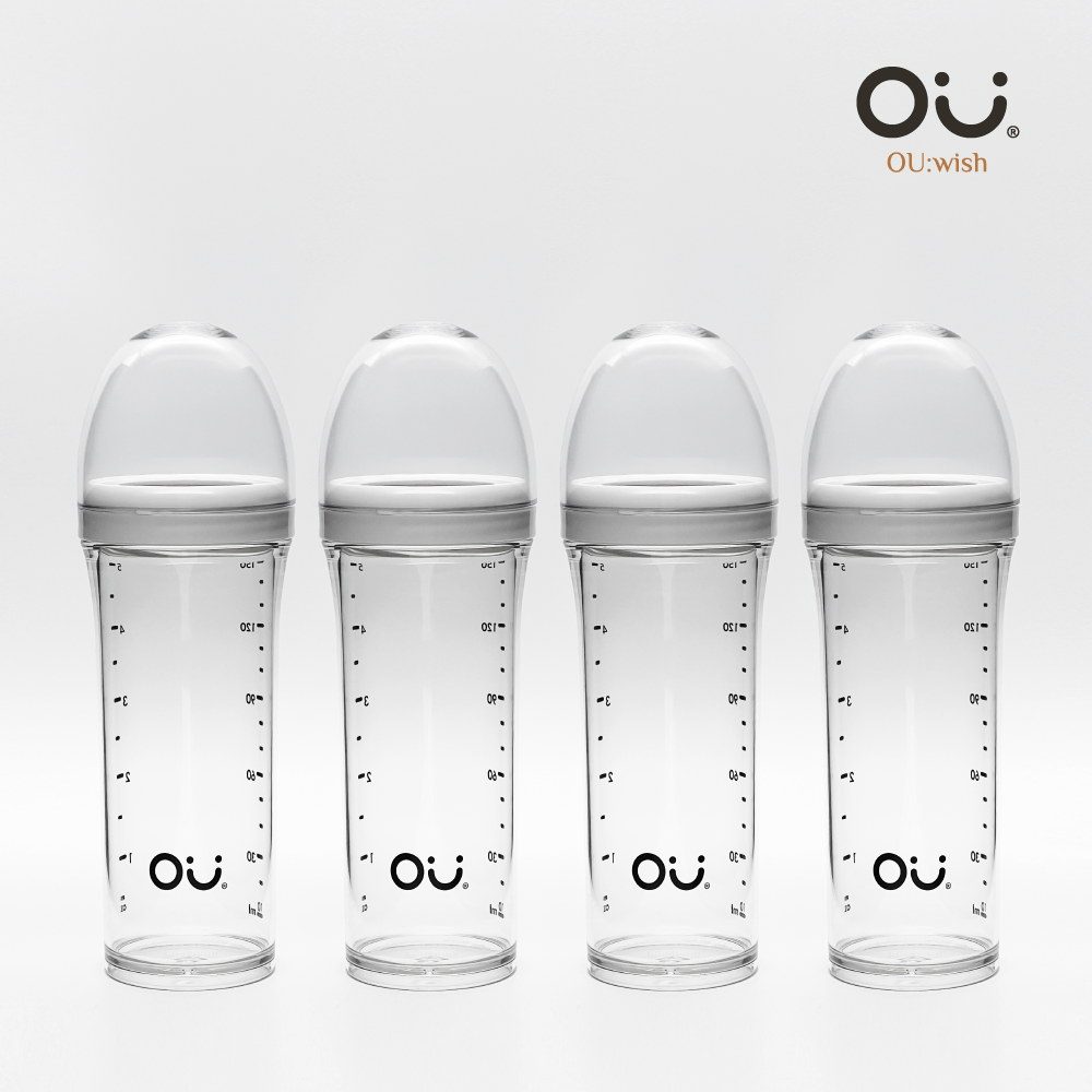 오유위시 PA 젖병(젖꼭지 미포함) 150ml, 4개 - 메인 이미지
