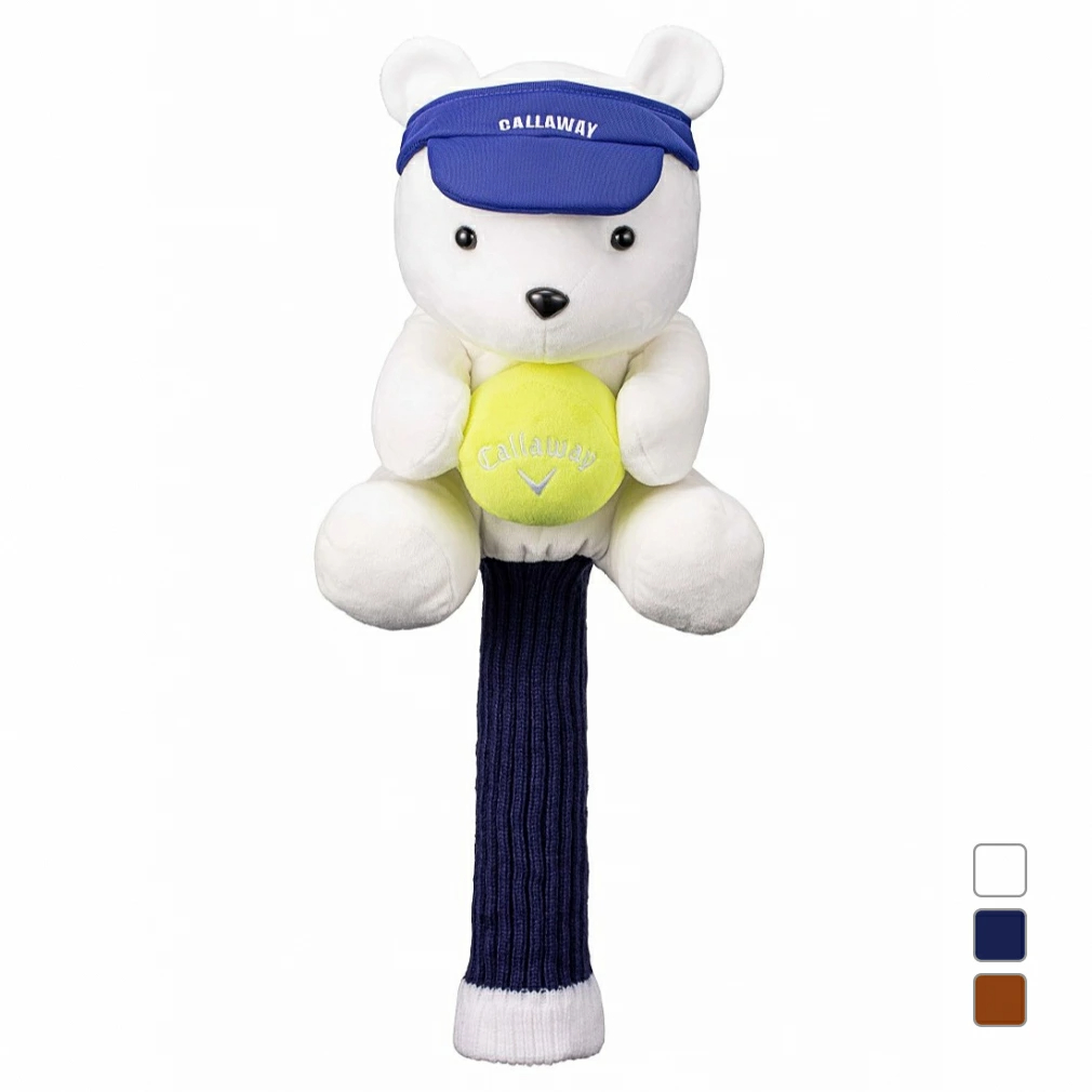 캘러웨이 CALLAWAY 골프 드라이버 커버 곰돌이 인형 헤드커버 - 상품 이미지