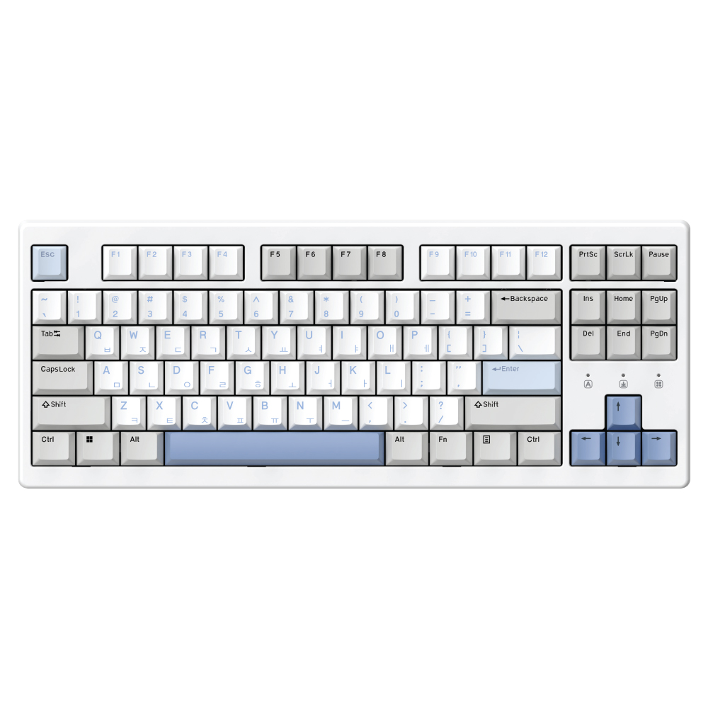 (래피드 트리거, 실시간 업데이트) TFG Magnetox XL 듀얼 8K 가스켓 자석축 게이밍키보드 밀크소다, POLARIS SILENT(저소음 마그네틱축)