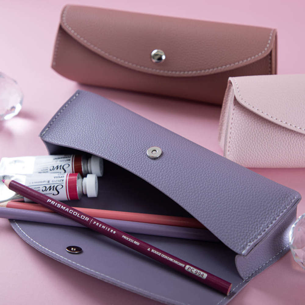 [각인가능]오브리즈 공방 가죽필통 이니셜필통 대학생 고등학생 중학생 직장인 가죽 펜파우치 제품 이미지