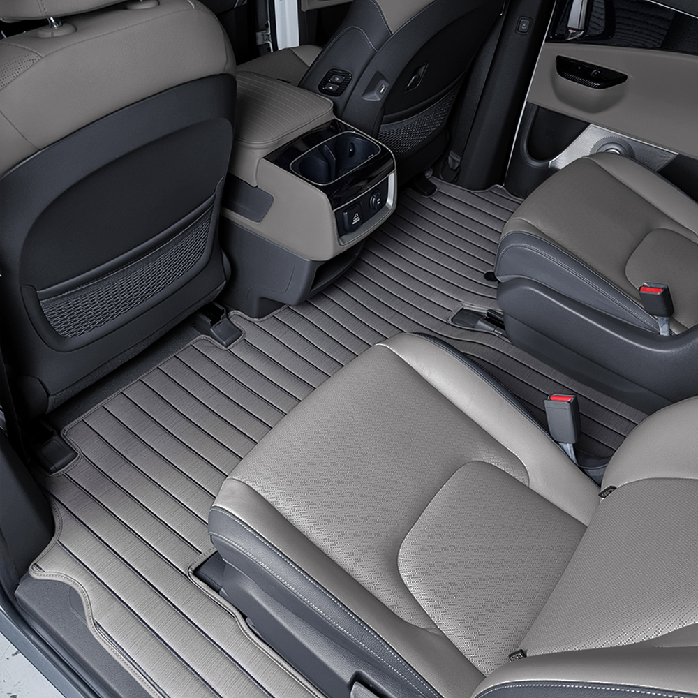 모노륨매트 4세대 카니발 (21-26년형) 9인승 하이브리드, 그레이 컴포트O 풀세트