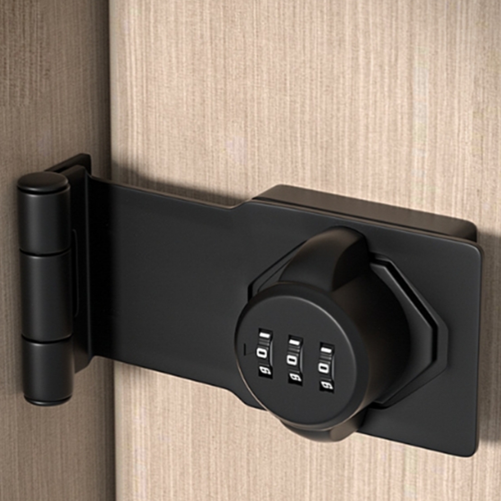 90도 번호키자물쇠 문자물쇠 경첩 창고 도난방지 잠금장치