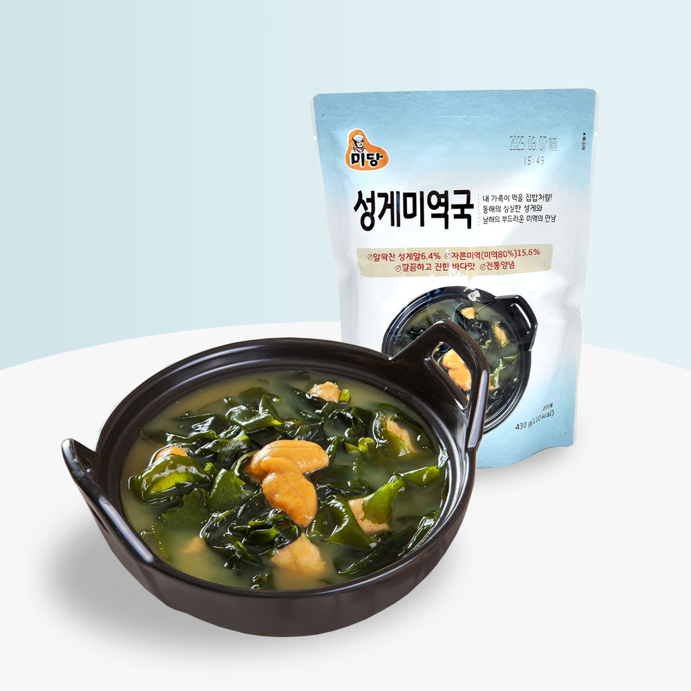 미당 성게 미역국 430g 국산재료 실온 3개 - 메인 이미지