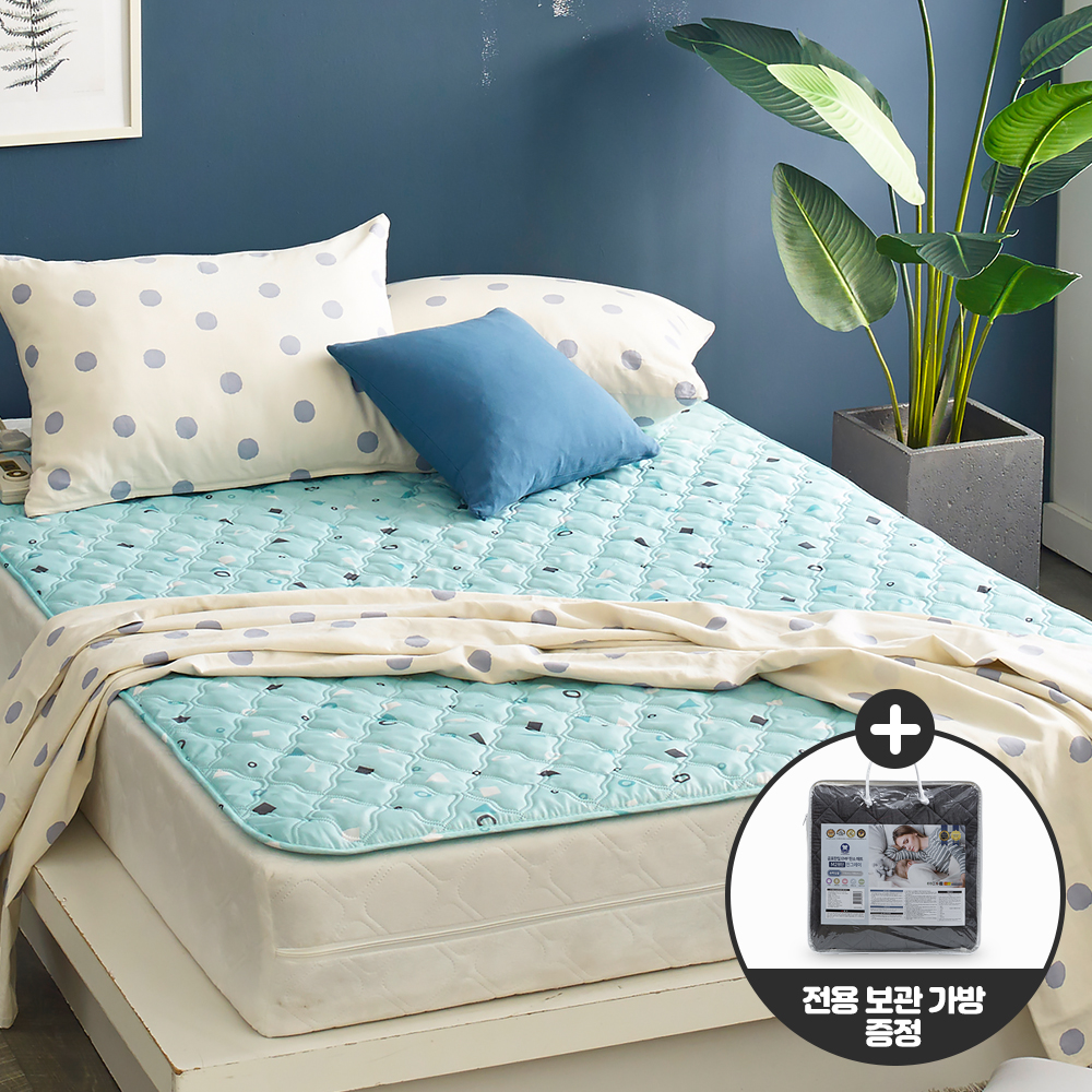 곰표한일 워셔블 전기요 온열매트 캠핑 보니민트 더블