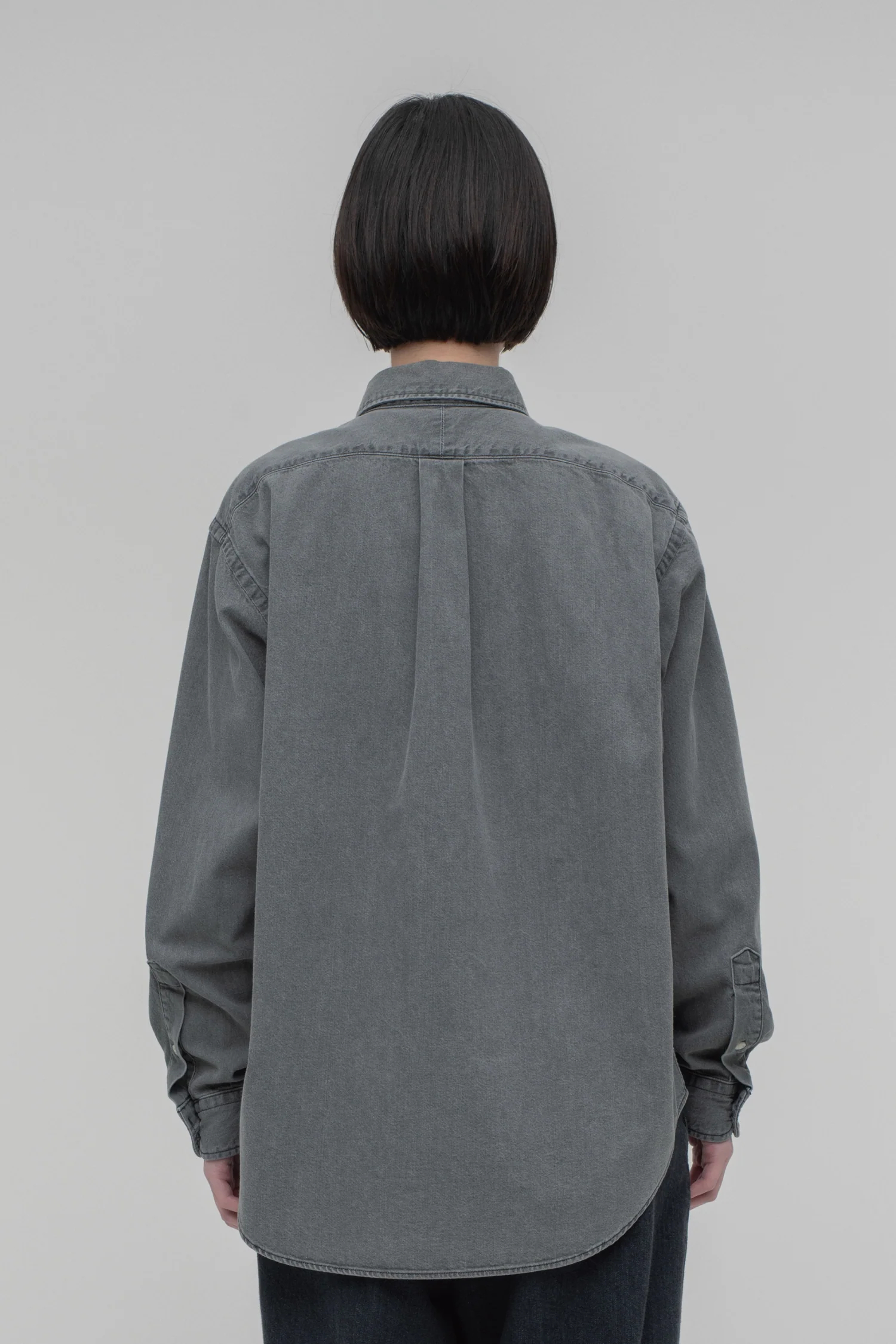 시오타 CIOTA Denim B.D Shirt 데님 셔츠 25SS 2컬러 - 상세 이미지 4