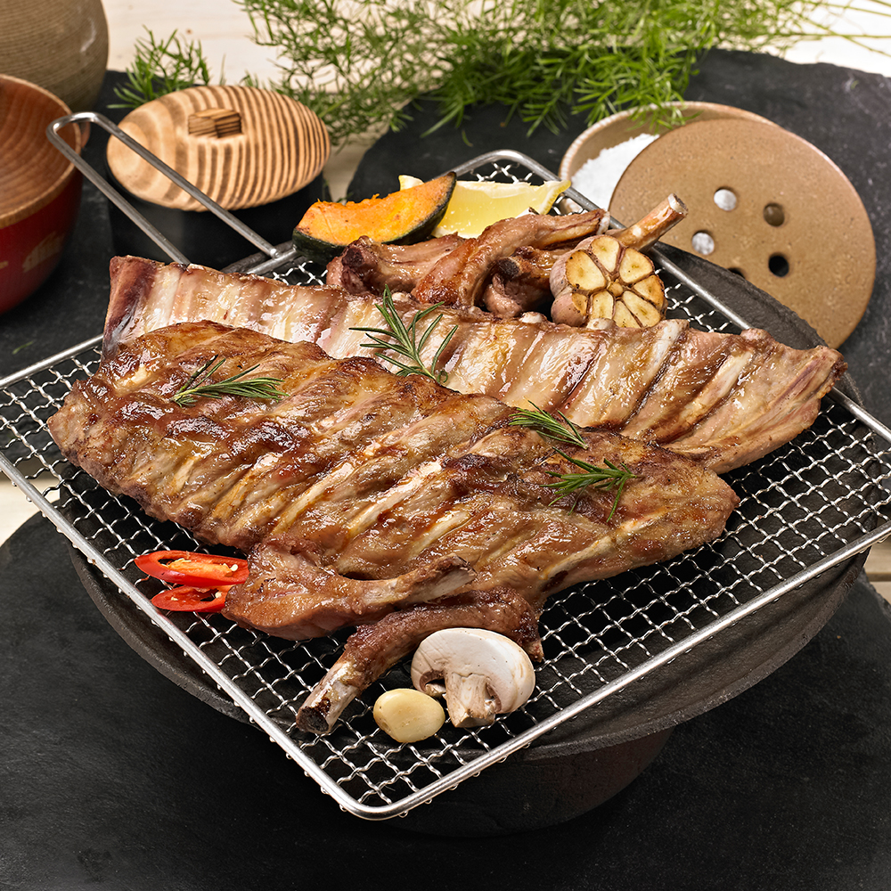 한돈 통등갈비 구이 찜 바베큐용 냉장, 500g, 1개 - 상세 이미지 3