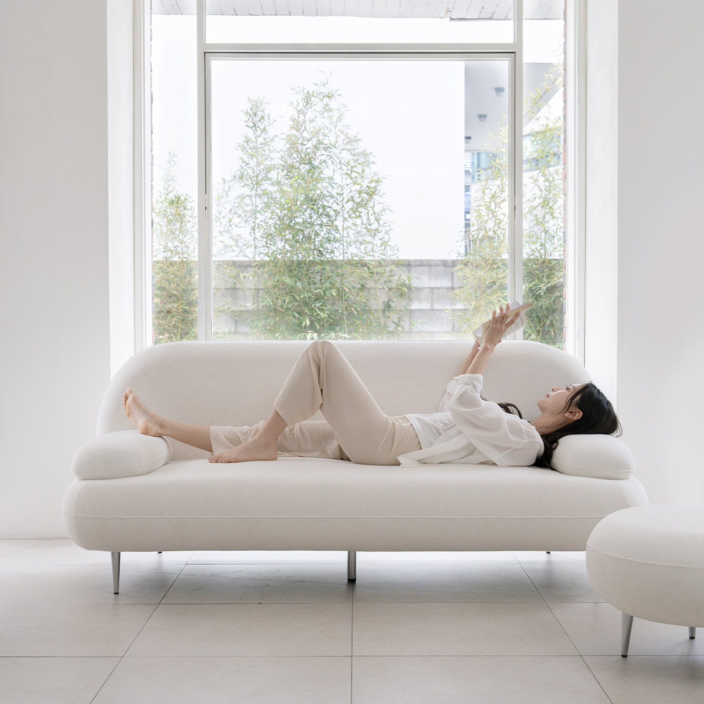 데일리리빙 까유 갤럭시 패브릭 3인용 소파