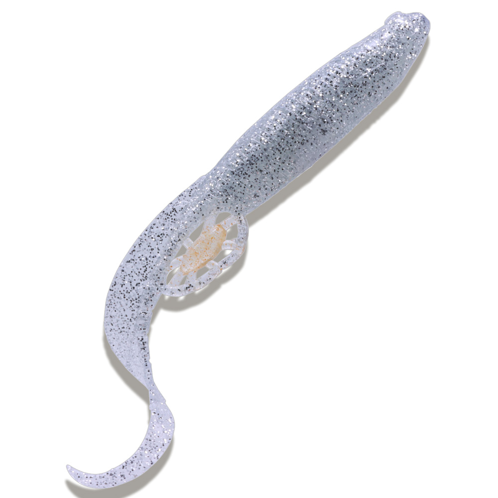 캣츠크로우 모비딕테일 광어다운샷웜 광어웜 광따 004 실버, 12.7cm(5인치) - 상세 이미지 3