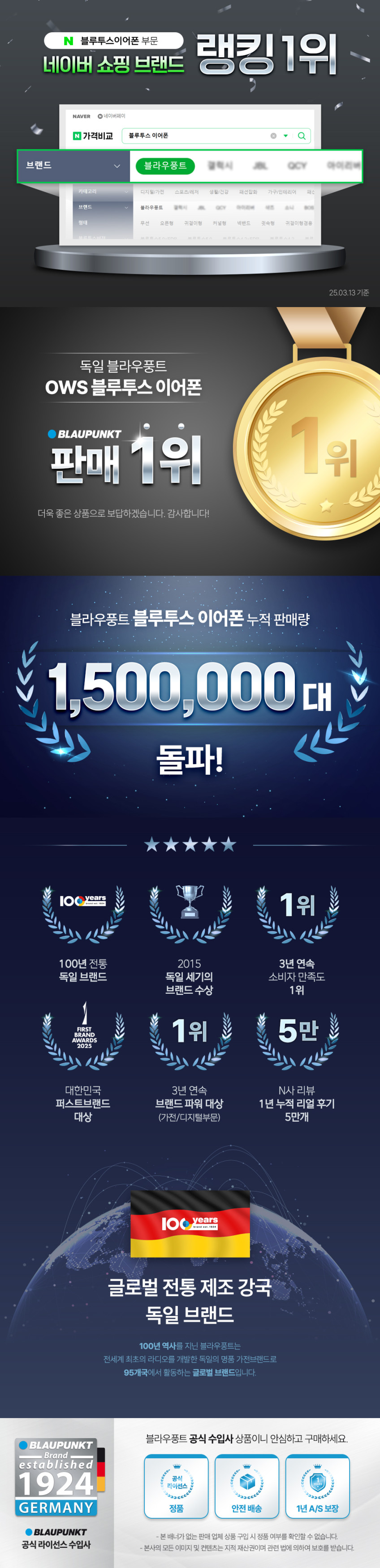 블라우풍트 게이밍헤드셋 컴퓨터 헤드셋 PC 유선 헤드폰 BLP-GM501KHT 판매처 상세 정보 이미지 2