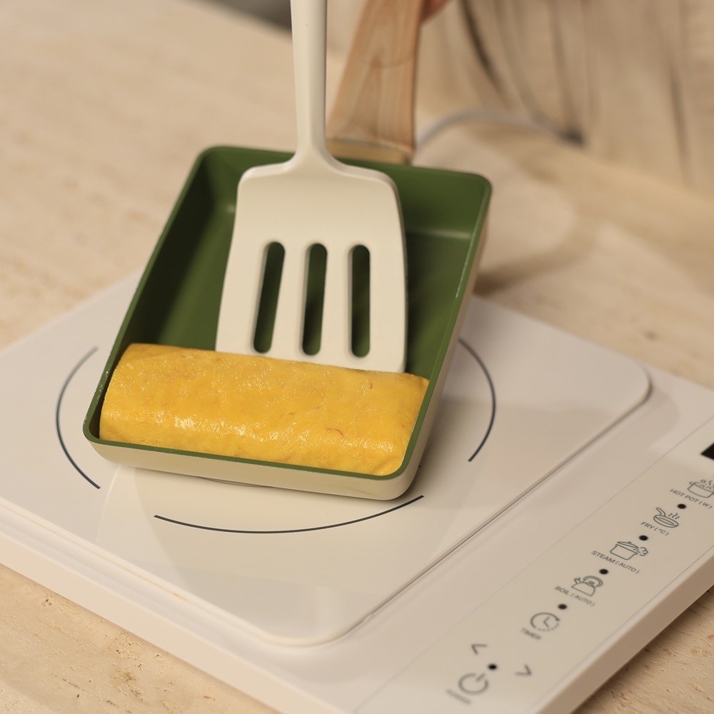 가이타이너 아보카도 인덕션 후라이팬 계란말이팬 사각팬 18cm