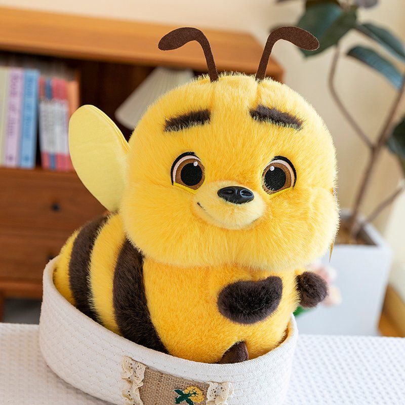 꿀벌 인형 귀여운 애착 곤충 캐릭터 장식 벌 특이한 - 상세 이미지 2