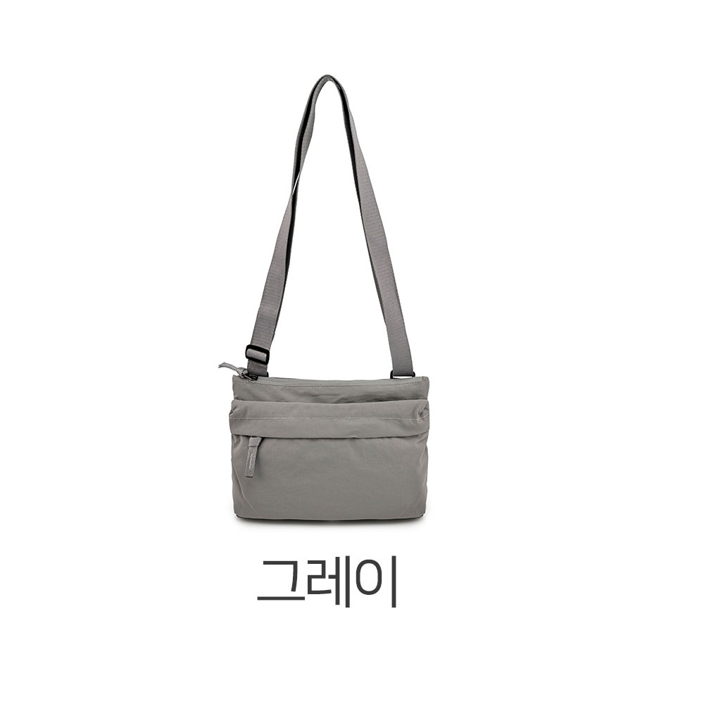 슬림 스퀘어 미니 크로스백 앞포켓 작은 미니백 스몰 핸드폰 지갑 캐주얼 핸드백 가방 - 상세 이미지 3