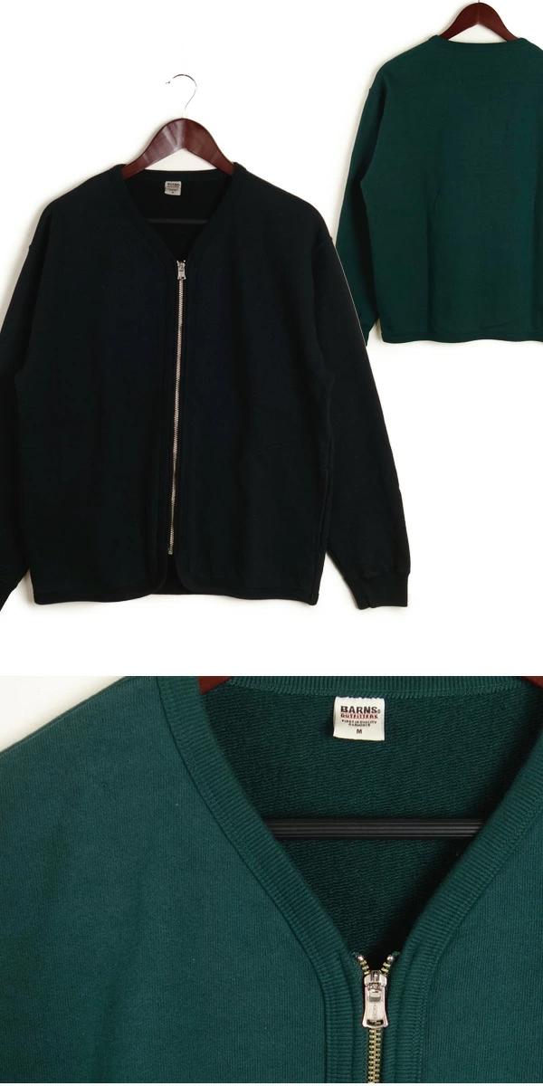 반스아웃피터스 90S 스웨트 지퍼 가디건 24AW BR-24375 2컬러 - 상세 이미지 2