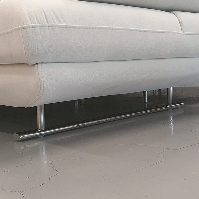 스코나 보르센 세투스 아쿠아텍스 패브릭 스윙 소파 스툴포함, 크림화이트, 4인용