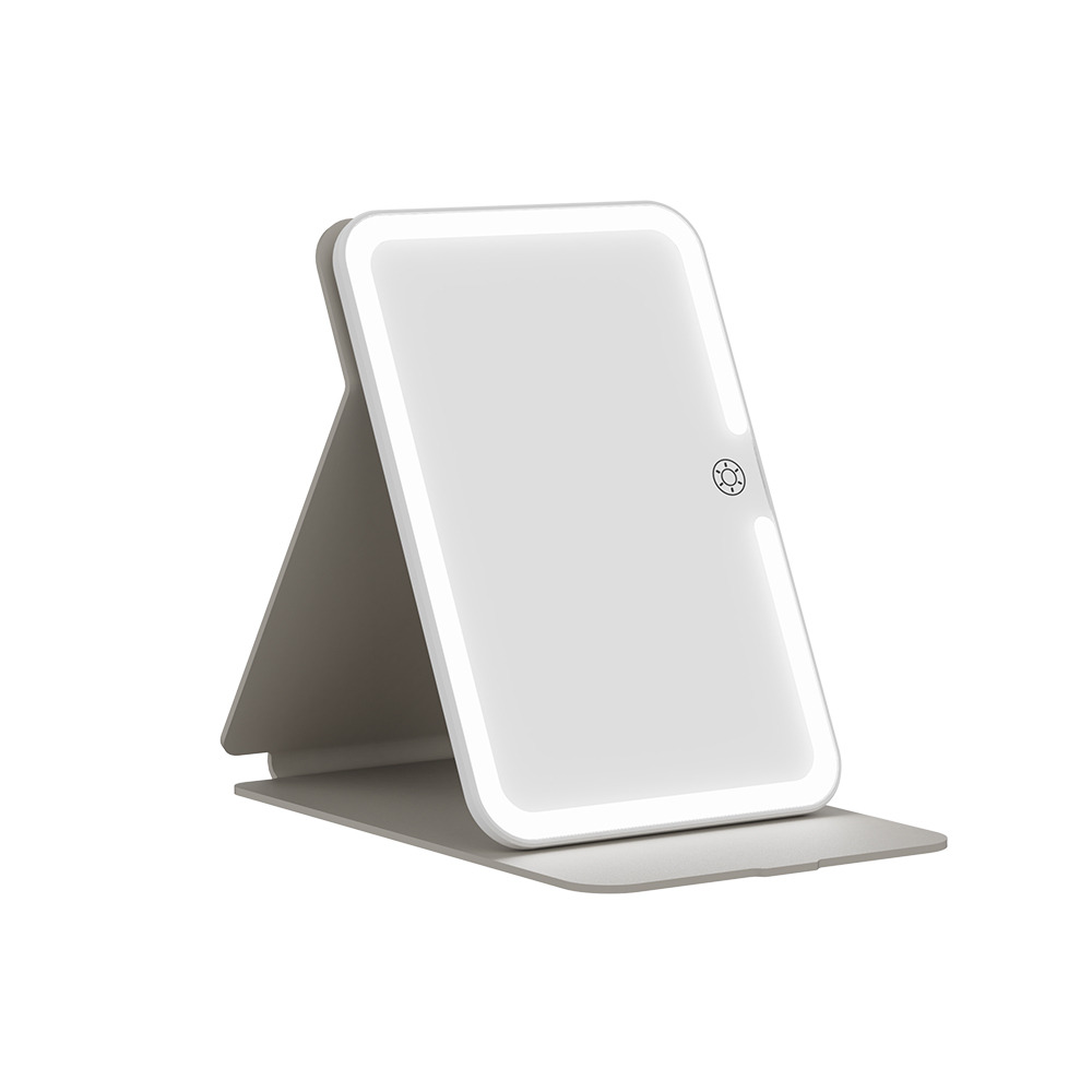 윈텍 WM01 휴대용 LED 거울 (2 colors) 화장대 조명 스탠드 거울 - 상세 이미지 2