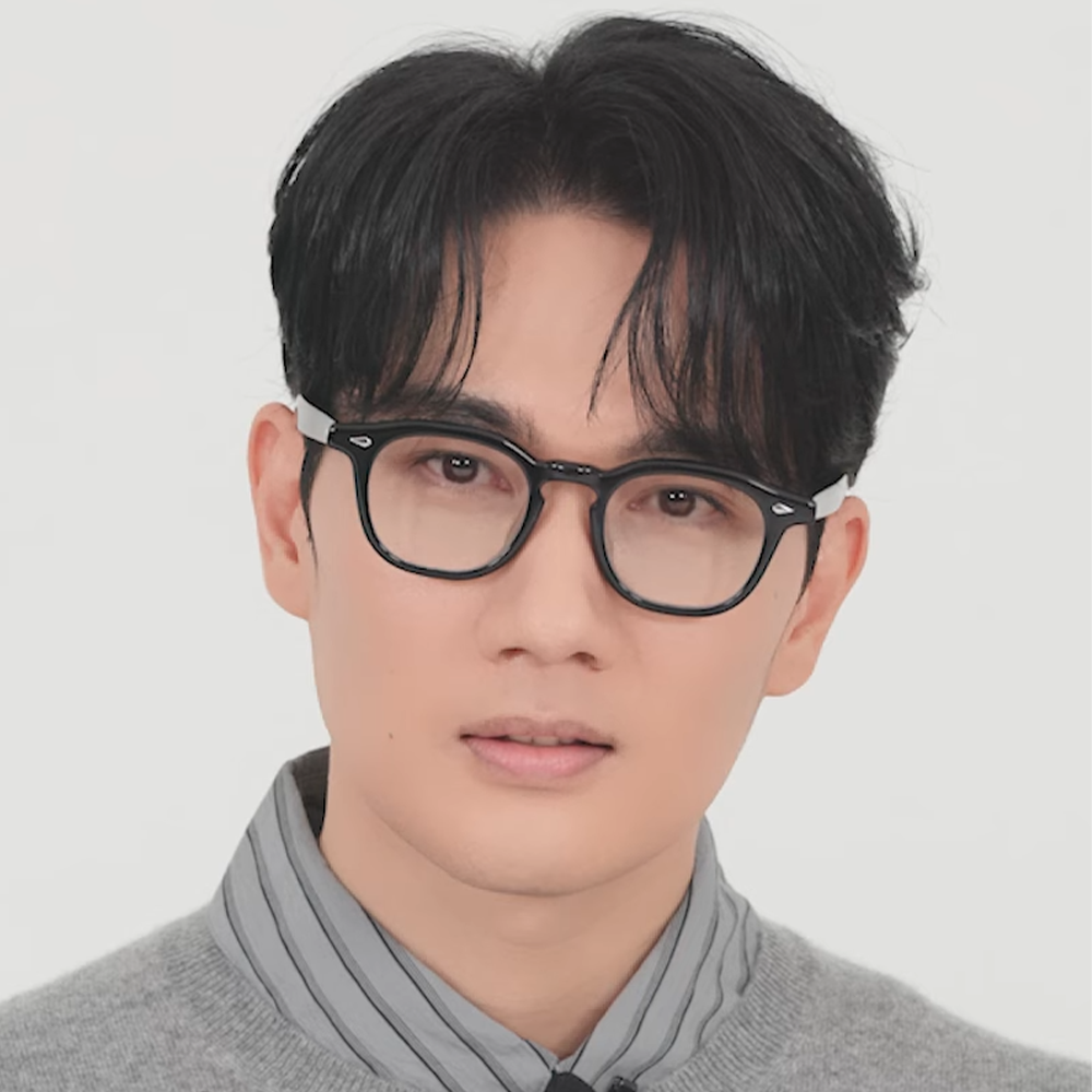 래쉬 안경 클리프트 (+클립선글라스증정) 남자 뿔테 아넬형 안경테 데일리 44 46 48 50사이즈 F 이미지 7