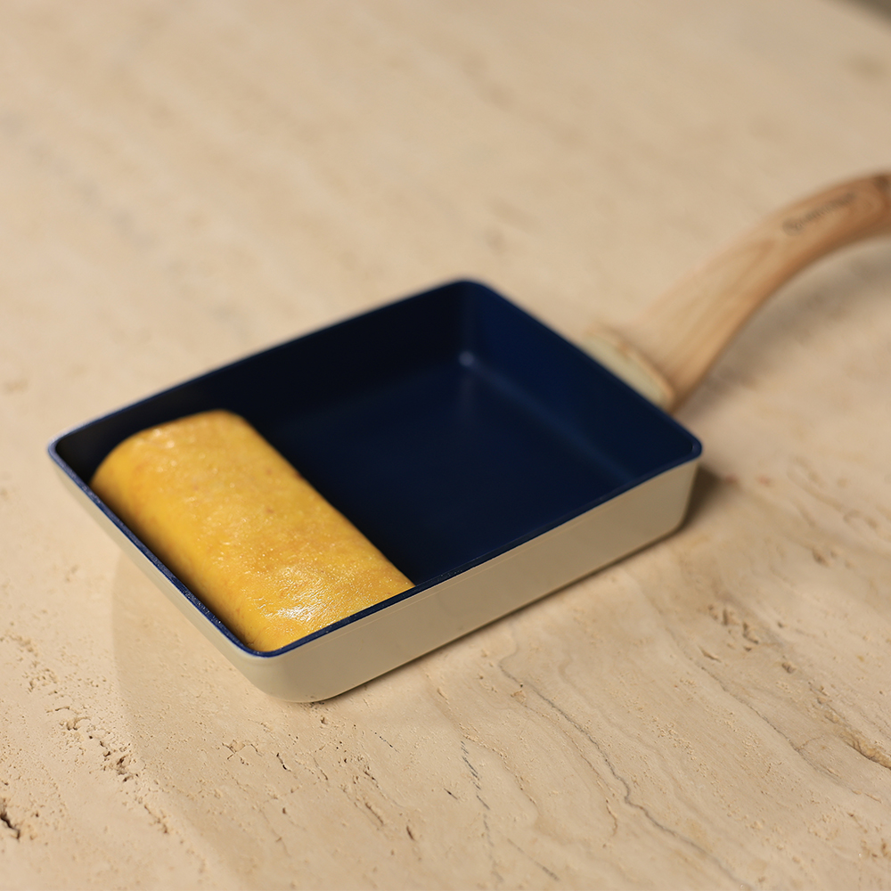 가이타이너 블루베리 인덕션 후라이팬 계란말이팬 사각팬 18cm