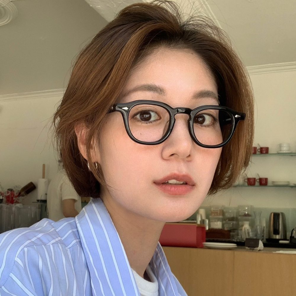 래쉬 안경 클리프트 (+클립선글라스증정) 남자 뿔테 아넬형 안경테 데일리 44 46 48 50사이즈 F 이미지 8