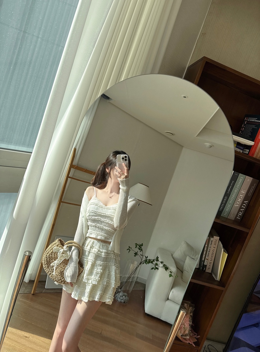[신상💛롱ver*/숏ver*]동남아 휴양지 캡내장 프릴 나시 투피스 세트 상세 이미지 20