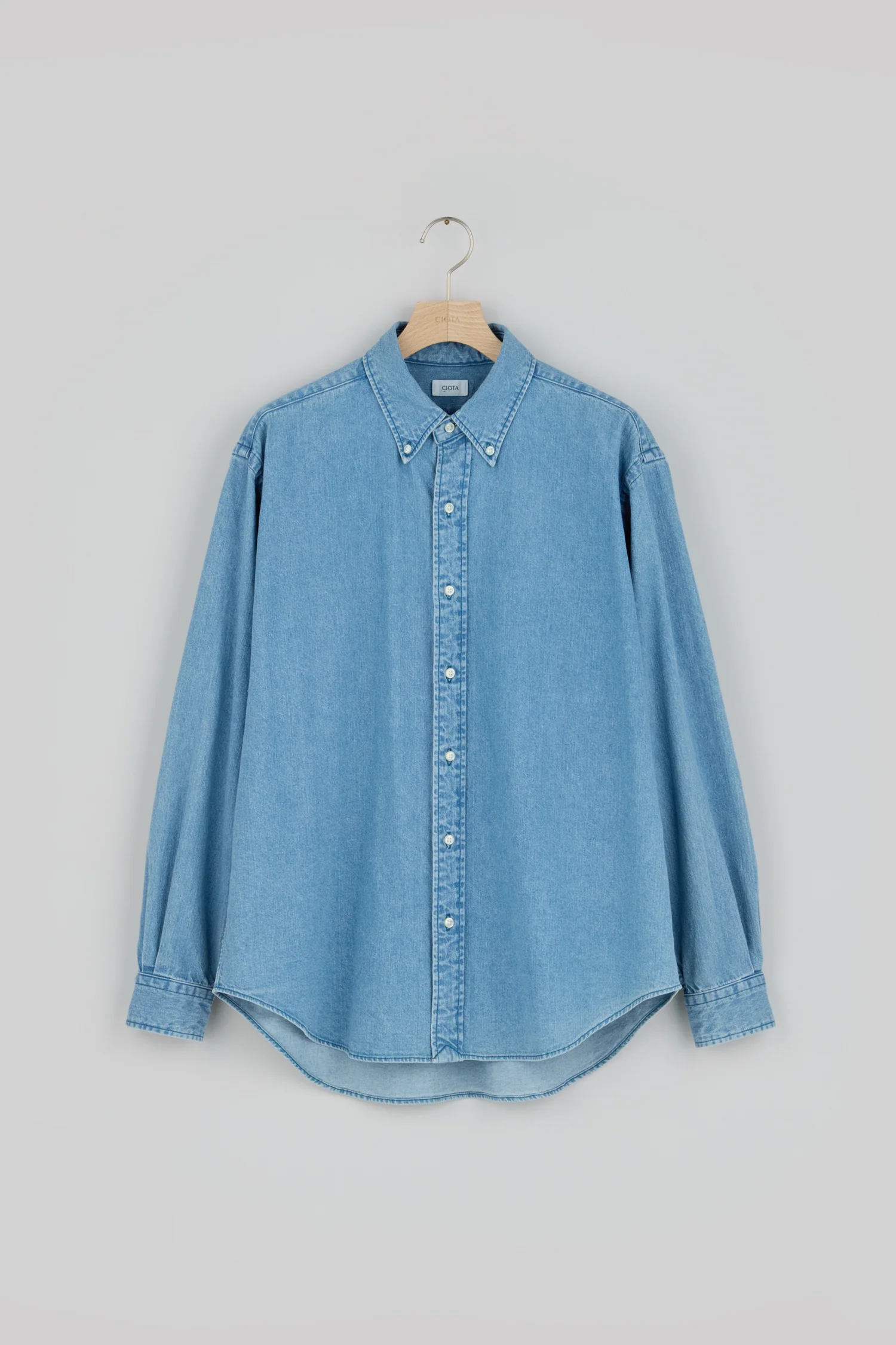 시오타 CIOTA Denim B.D Shirt 데님 셔츠 25SS 2컬러 - 상세 이미지 5