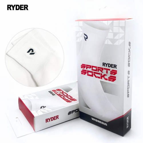 라이더 RYDER RLSW-1 국대양말 여자 BOX포장 스포츠양말 배드민턴 탁구 스쿼시 - 상품 이미지