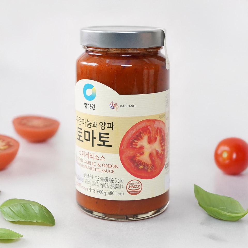 메가마트 대상 청정원 토마토 스파게티소스 600g - 상세 이미지 2