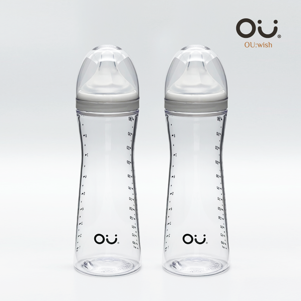 오유위시 PA 젖병(젖꼭지 포함) 260ml, 2개 - 메인 이미지