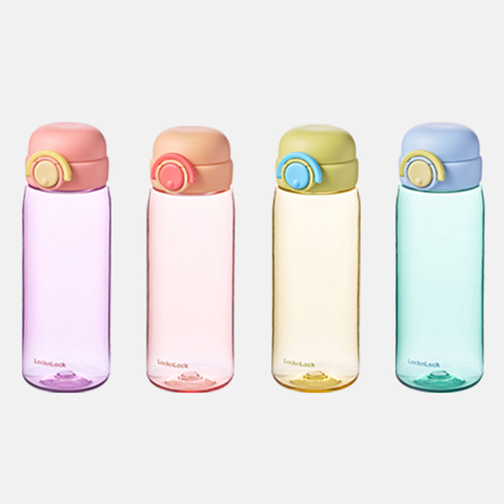 락앤락 각인텀블러 스쿨핏 스위치캡 보틀520ml 봄 여름 물통 포토 네임 사진 - 상품 이미지