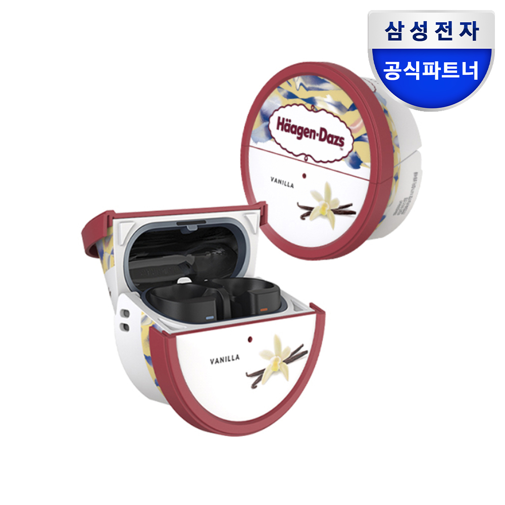 삼성 갤럭시 버즈3  버즈3프로 케이스 하겐다즈 정품 커버 딸기