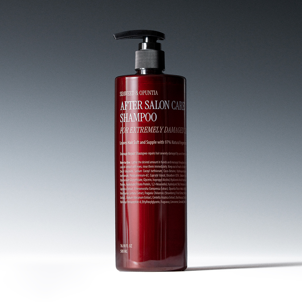 커리쉴 에프터 살롱 케어 샴푸 (극손상) 500ml