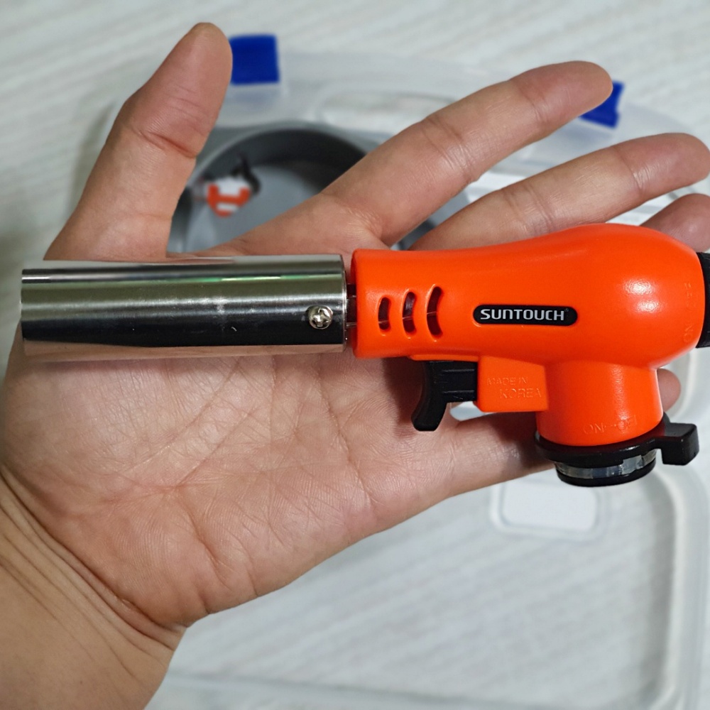 가정용 토치 캠핑 라이터 캠핑장비 점화기 썬터치 국내산 미니토치