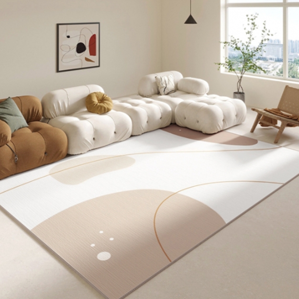 논슬립 사계절러그 예쁜 대형카페트 거실 바닥깔개 사각 단모