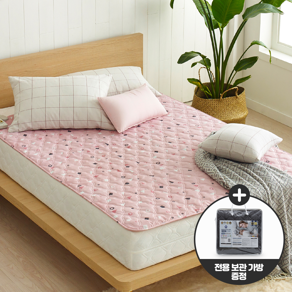 곰표한일 워셔블 전기요 온열매트 캠핑 보니핑크 더블